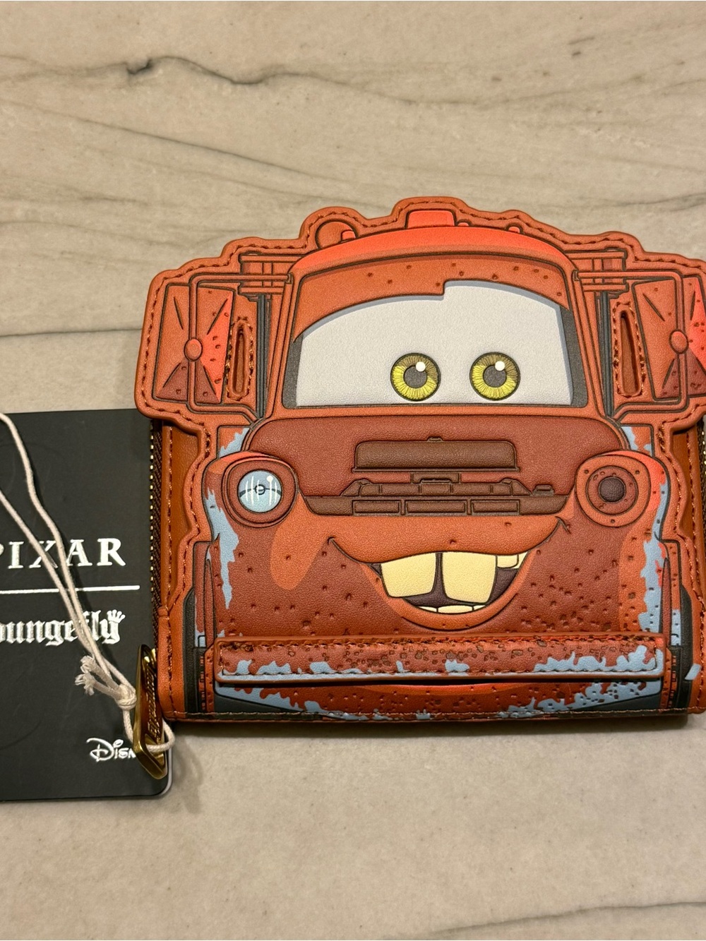 Loungefly Pixar Mater Zip Wallet, NWT
